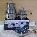 Edenburg 12-Piece Stainless Steel Cookware Set