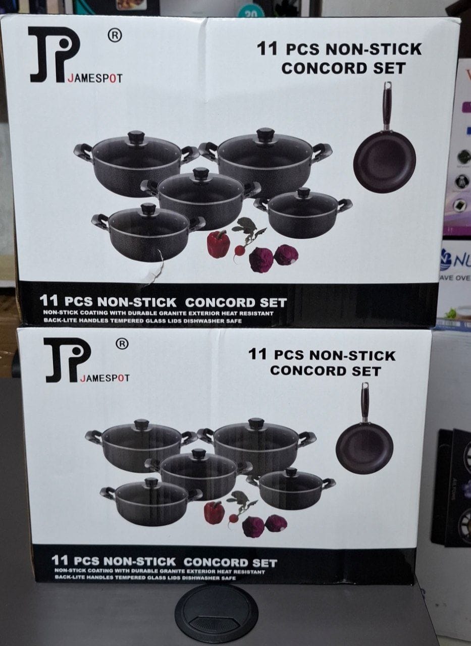 Jamespot 11-Piece Nonstick Concord Cookware Set