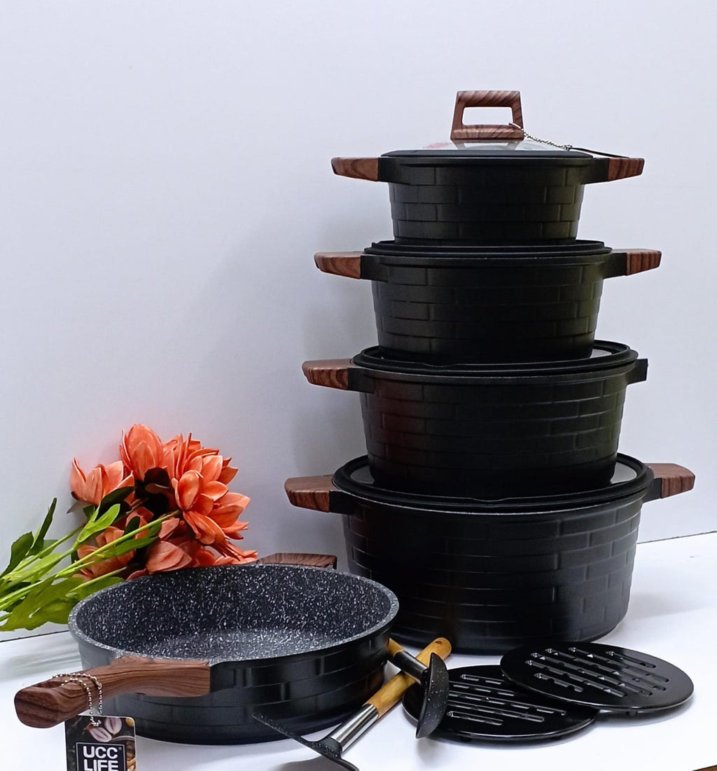 UCC Life 13-Piece Granite Cookware Set