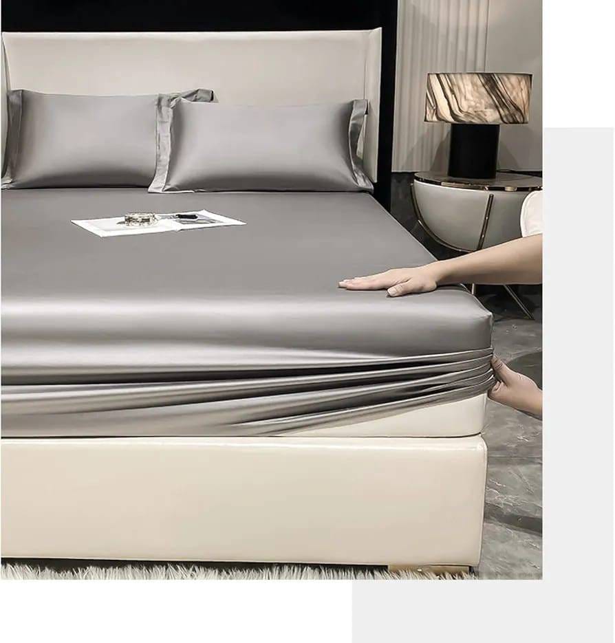 Waterproof Bamboo Fitted Mattress Protector — Terry Cloth | Hypoallergenic | 4 Colours