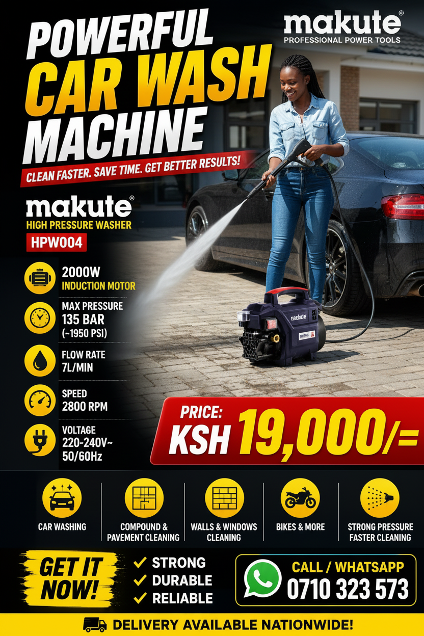 Makute High Pressure Car Wash Machine (HPW004)