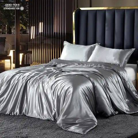 Luxury Silky Soft Mulberry Fitted Bedsheet Set — Premium Silk | 6 Colours