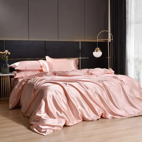 Luxury Silky Soft Mulberry Fitted Bedsheet Set — Premium Silk | 6 Colours